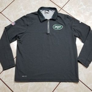 Nike New York Jets Dri Fit Zip Up Jacket Size XL